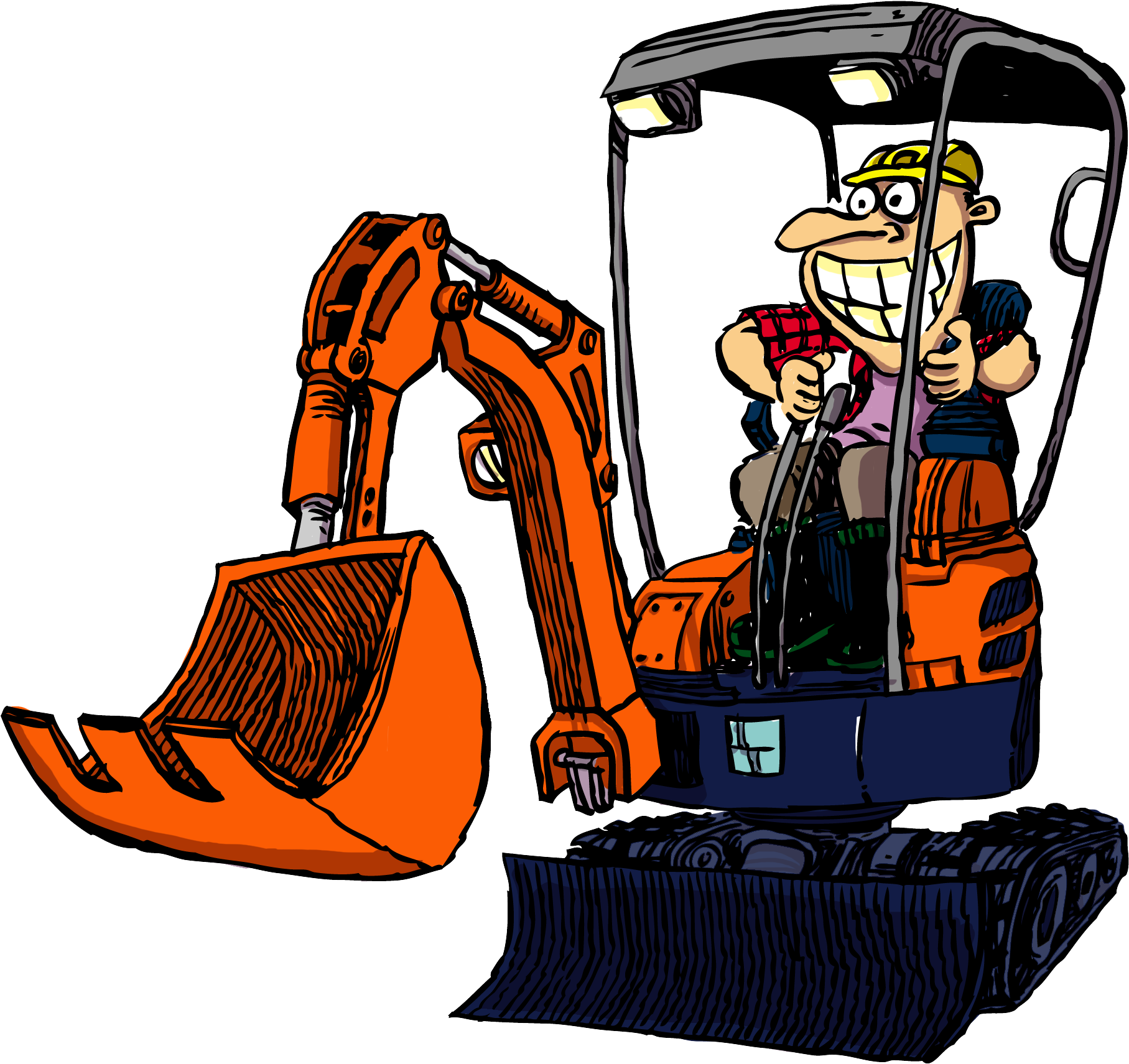 Modern Excavator